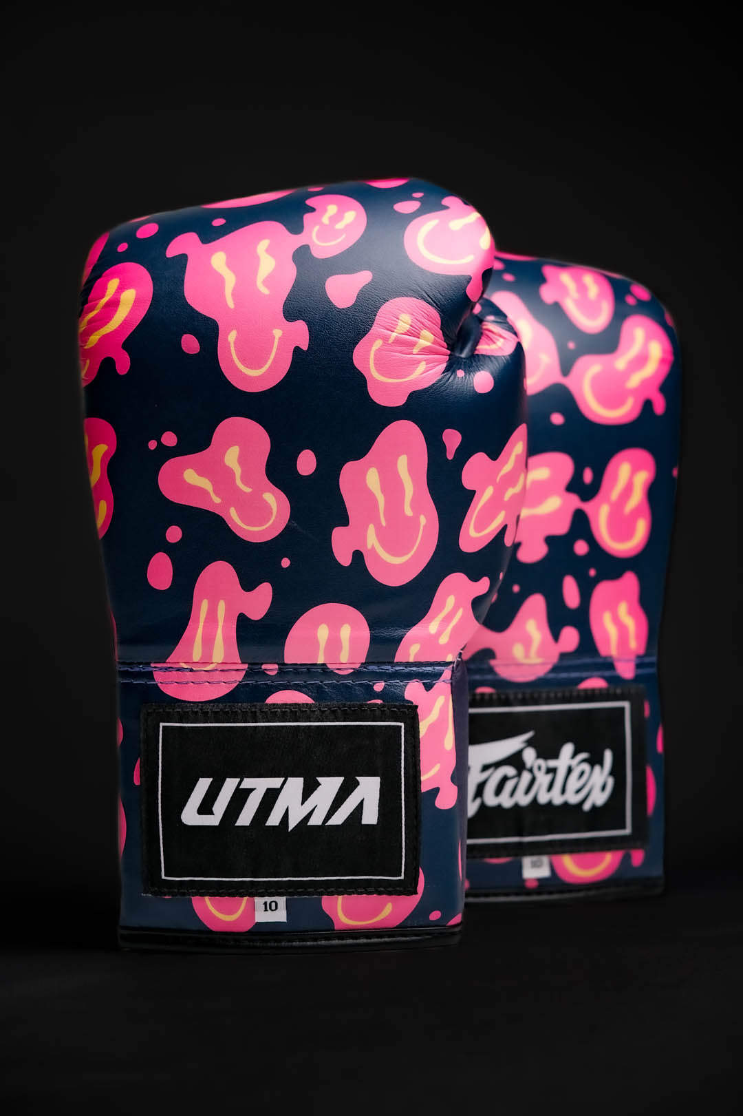 "Fairtex X UTMA" varžybinės bokso pirštinės - Smiley