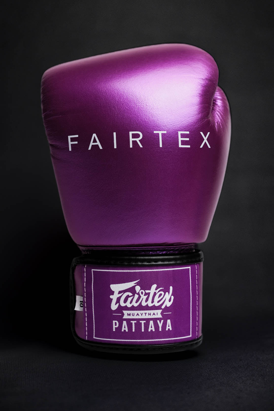 "Fairtex Metallic" bokso pirštinės - Purple