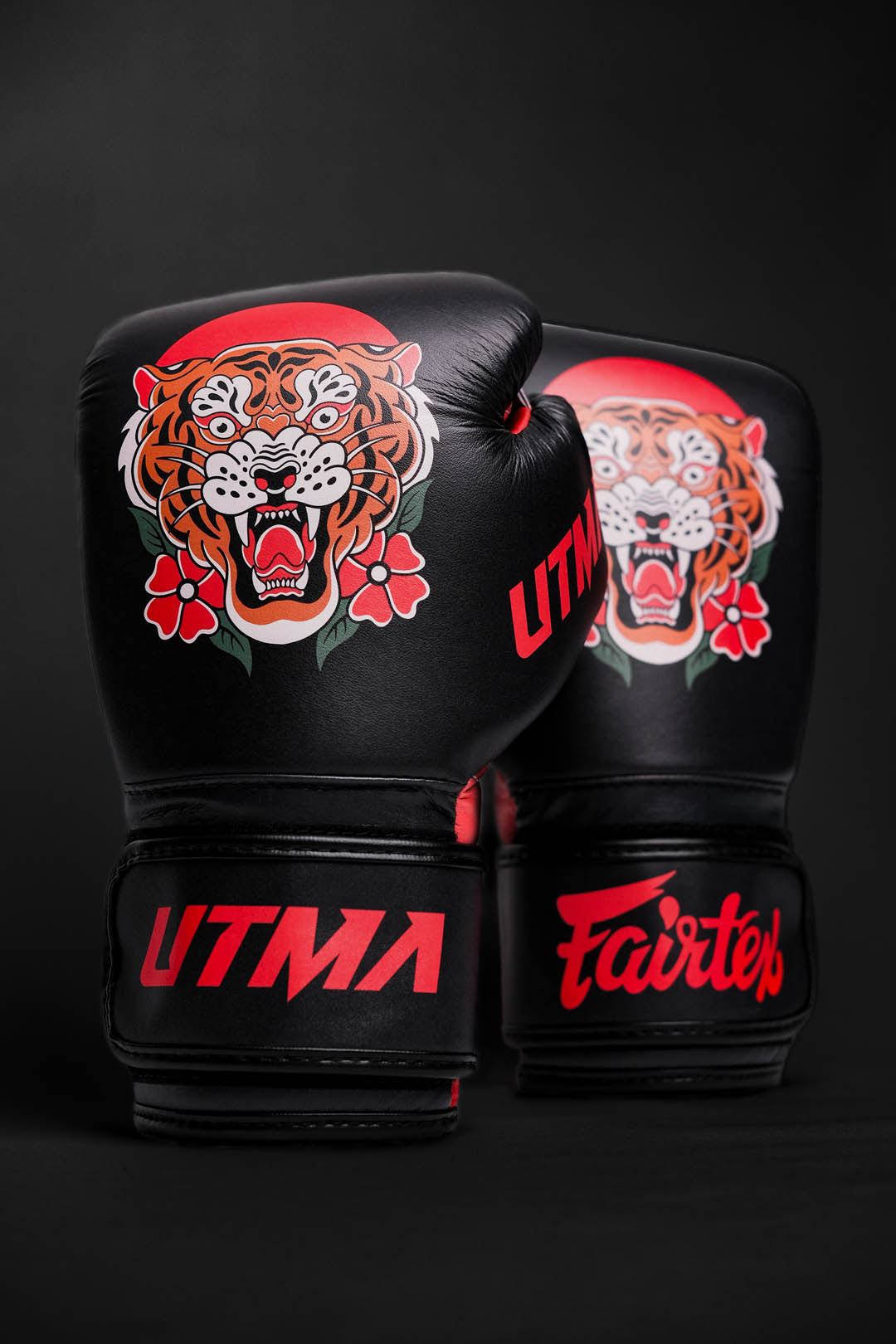 "Fairtex X UTMA" treniruočių bokso pirštinės - Tiger