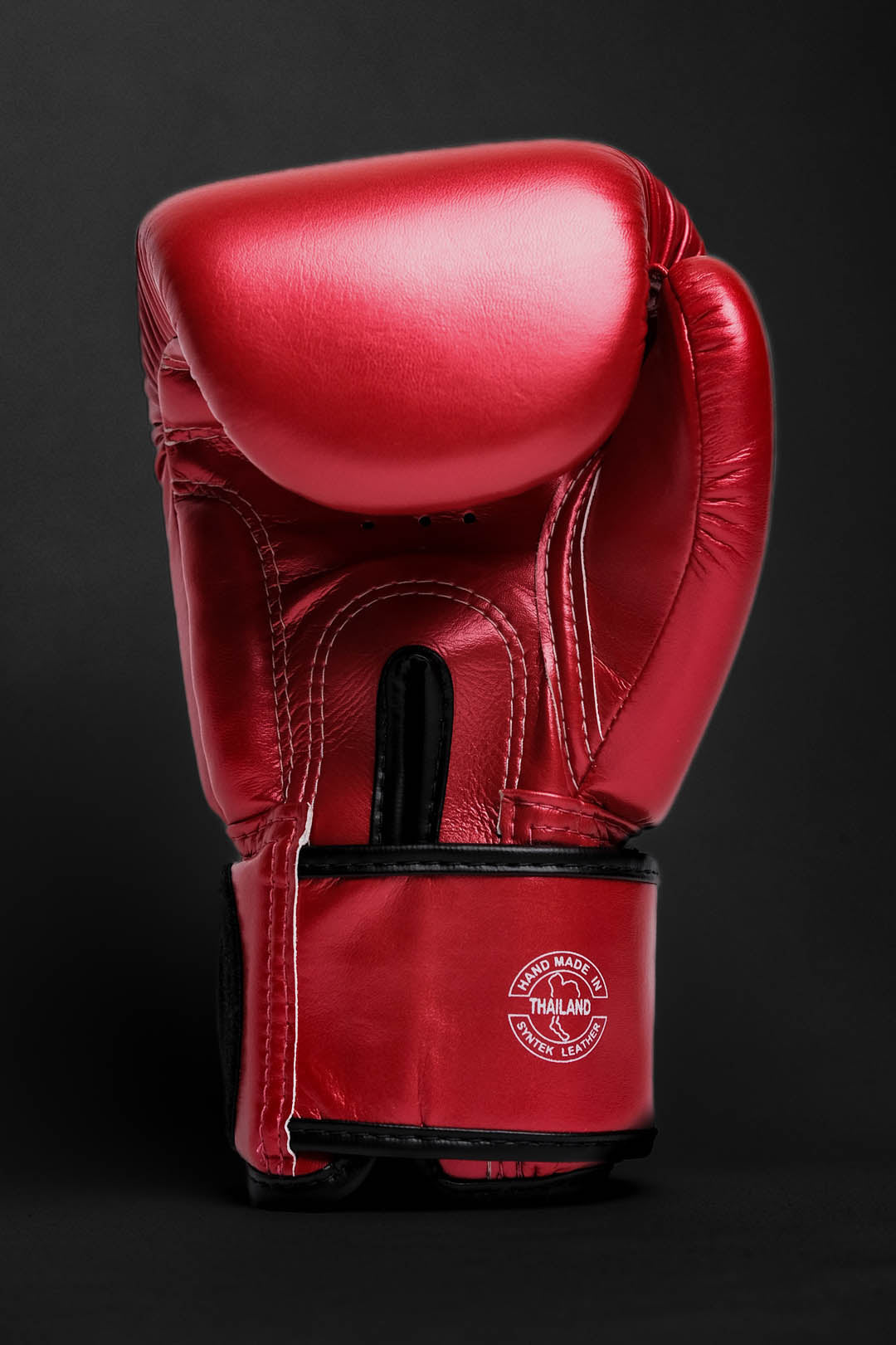 "Fairtex Metallic" bokso pirštinės - Red