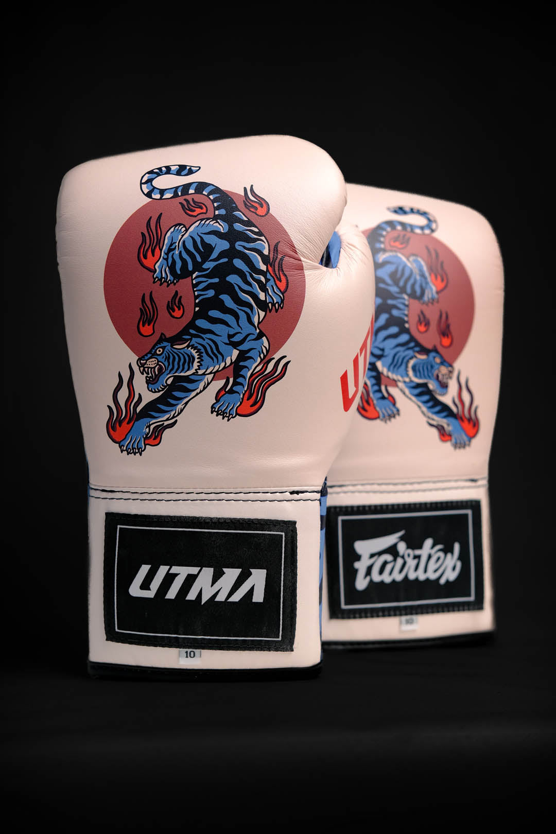 "Fairtex X UTMA" varžybinės bokso pirštinės - Beige